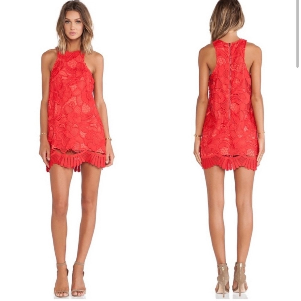 Lovers + Friends Caspian Dress in Red